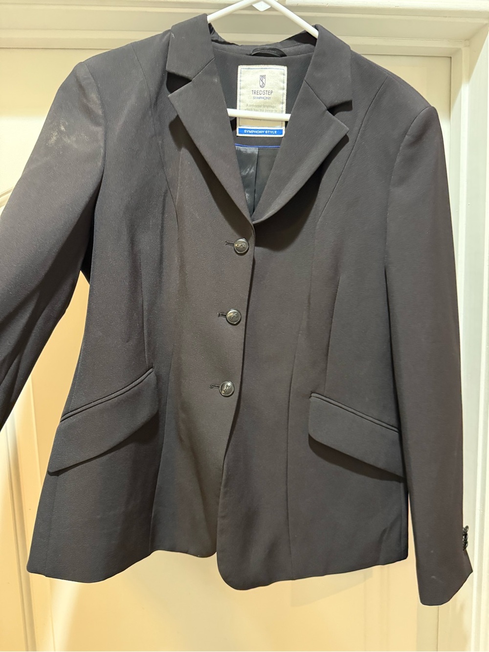Tredstep Symphony Equestrian English show coat black ladies 10